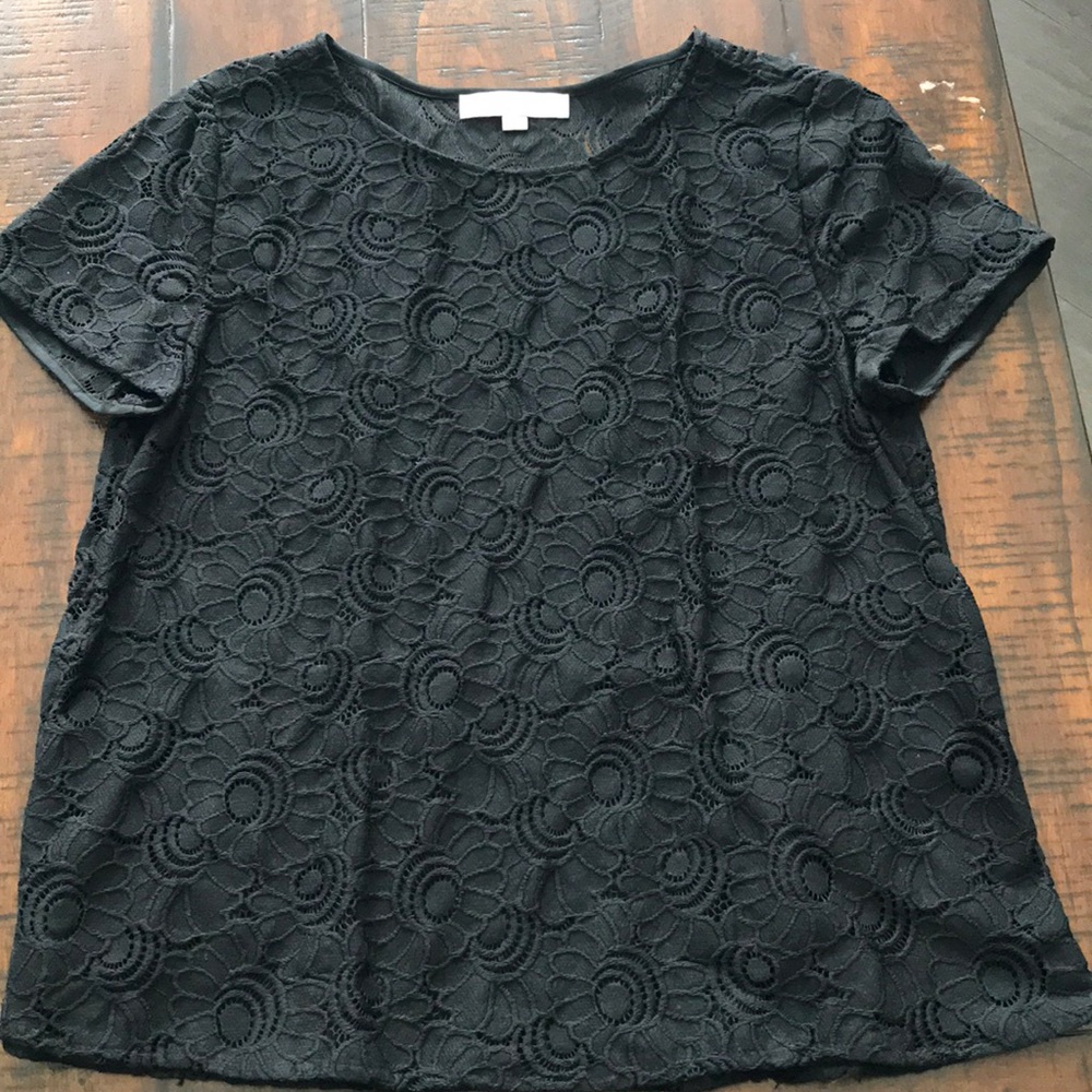 Loft Floral Lace Top